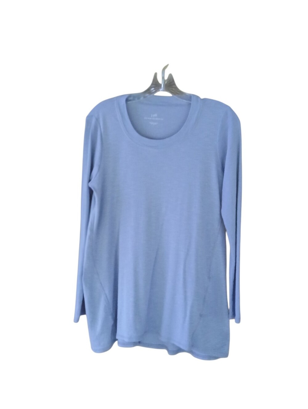 J. Jill Periwinkle Pima Scoop Neck Elliptical Tunic Small